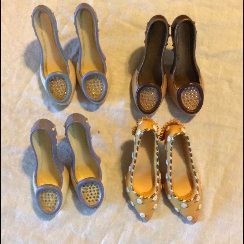 4 pairs of miniature high heels  for collectors